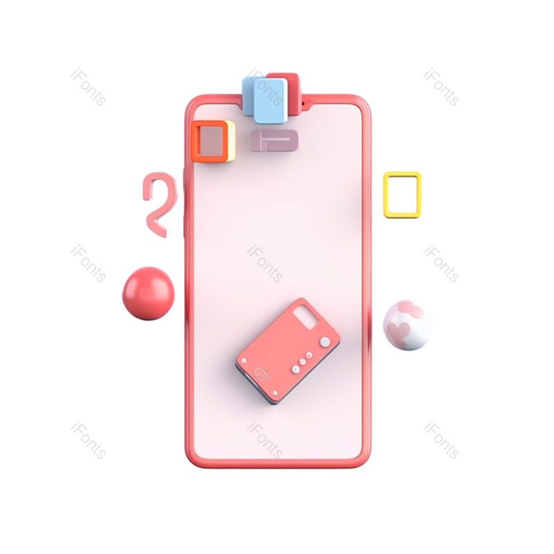 装饰图片,节日元素,卡通PNG,智能手机免抠素材